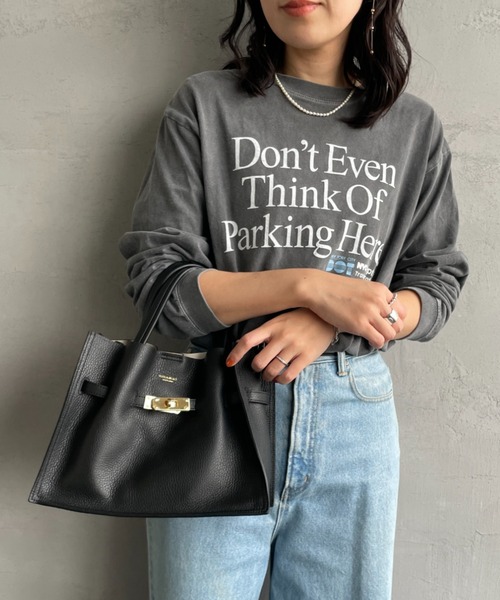 VIOLAd'ORO（ヴィオラドーロ）の「[VIOLAd’ORO / ヴィオラドーロ] TRERO イタリアンレザー2WAYバッグ（トートバッグ・レディース・ブラック・ONE SIZE）」の3枚目の写真