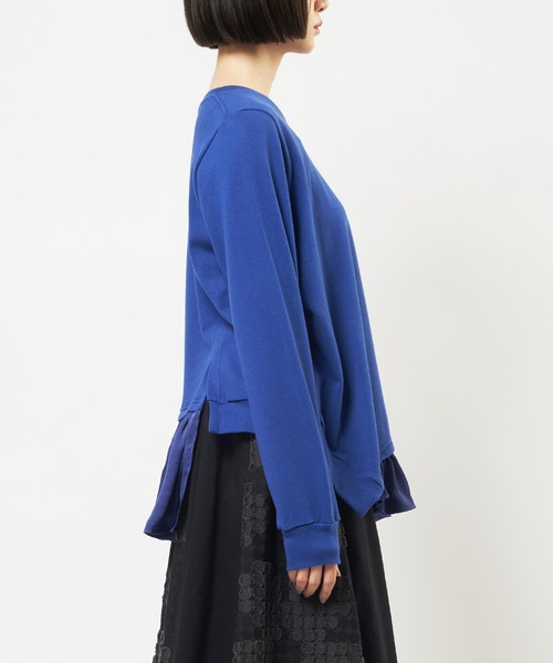 gomme（ゴム）の「レイヤーＴ（Tシャツ/カットソー・レディース・ブルー/チャコールグレー/ブラック・MEDIUM）」の20枚目の写真