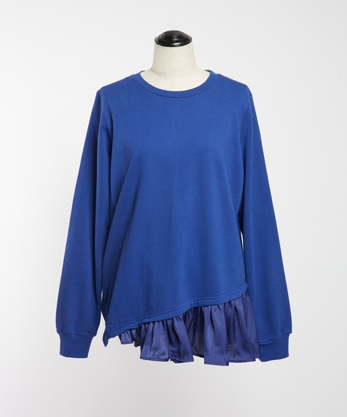 gomme（ゴム）の「レイヤーＴ（Tシャツ/カットソー・レディース・ブルー/チャコールグレー/ブラック・MEDIUM）」の21枚目の写真