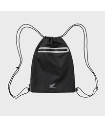 PHYPS MOTORCYCLE（フィップスモーターサイクル）の「Original WIng Logo Waterproof Drawstring Bag Black（バックパック/リュック）」
