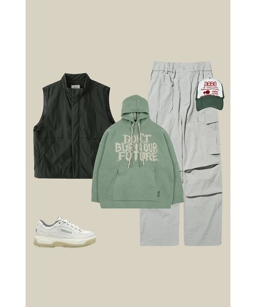 NOT4NERD(ノットフォーナード)の「Parachute Nylon Cargo Pants - Light Grey(スウェットパンツ・レディース・その他・LARGE/MEDIUM/X-LARGE)」の13枚目の写真