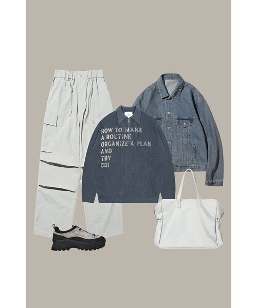 NOT4NERD(ノットフォーナード)の「Parachute Nylon Cargo Pants - Light Grey(スウェットパンツ・レディース・その他・LARGE/MEDIUM/X-LARGE)」の14枚目の写真