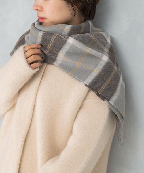 カシミヤ混チェックストール（マフラー）｜URBAN RESEARCH ROSSO WOMEN
