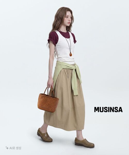 INSILENCE WOMEN(インサイレンスウーマン)の「WスピマコットンUネックスリーブレスIVORY(Tシャツ/カットソー・レディース・その他・SMALL/MEDIUM)」の2枚目の写真