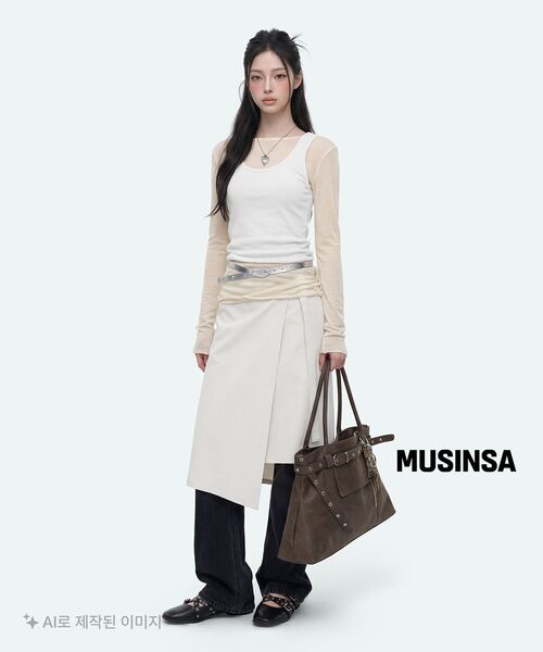 INSILENCE WOMEN(インサイレンスウーマン)の「WスピマコットンUネックスリーブレスIVORY(Tシャツ/カットソー・レディース・その他・SMALL/MEDIUM)」の12枚目の写真
