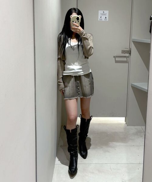 INSILENCE WOMEN(インサイレンスウーマン)の「WスピマコットンUネックスリーブレスIVORY(Tシャツ/カットソー・レディース・その他・SMALL/MEDIUM)」の18枚目の写真