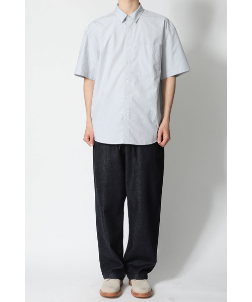 HORLISUN(ホーリーサン)の「Poole Extra Typewriter Shirt Light Blue(シャツ/ブラウス・レディース・その他・LARGE/MEDIUM/SMALL)」の3枚目の写真