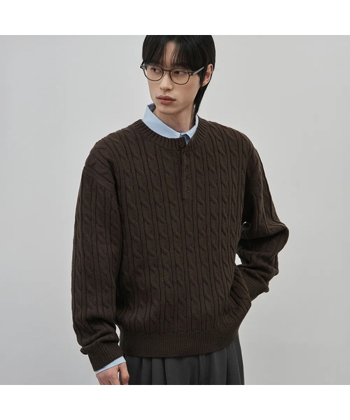 Коренс семио‑барфит кейбл неброун, брюнет/коричневый (Brown)