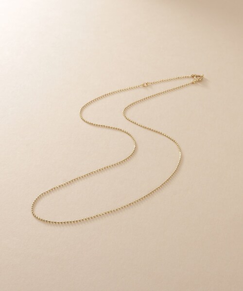 K10スキニーネックレス カットボール（ネックレス）｜COCOSHNIK 