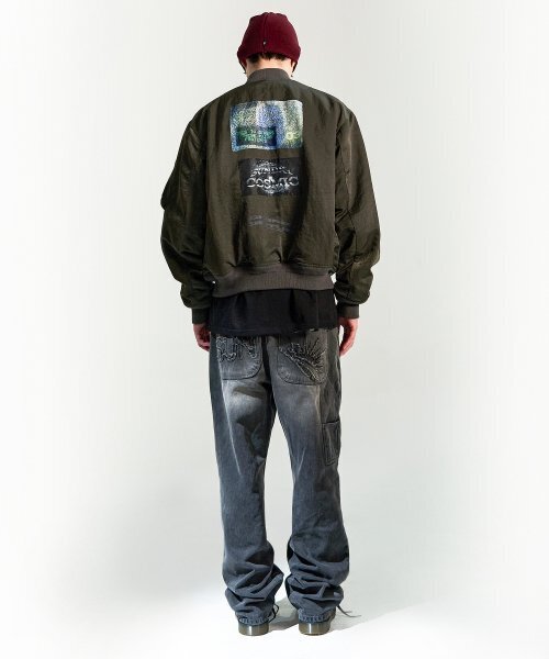 SUNDAY FRUIT MARKET(サンデーフルーツマーケット)の「SUNDAY COSMIC BOMBER JACKET KHAKI(ブルゾン・メンズ・その他・MEDIUM/LARGE)」の3枚目の写真