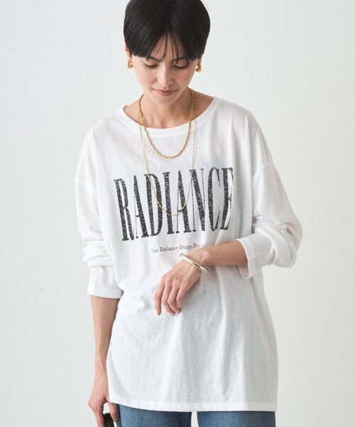 LOUNGEDRESS（ラウンジドレス）の「RADIANCEロンT（Tシャツ/カットソー・レディース・オフホワイト・FREE）」の3枚目の写真