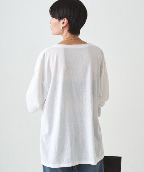 LOUNGEDRESS（ラウンジドレス）の「RADIANCEロンT（Tシャツ/カットソー・レディース・オフホワイト・FREE）」の5枚目の写真