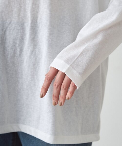LOUNGEDRESS（ラウンジドレス）の「RADIANCEロンT（Tシャツ/カットソー・レディース・オフホワイト・FREE）」の14枚目の写真