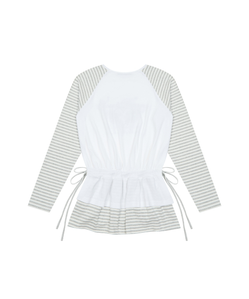 LARTIGENT（ラーティゼン）の「L19 ANGEL FRILL T-SHIRT(GRAY)（Tシャツ/カットソー・レディース・その他・FREE）」の2枚目の写真
