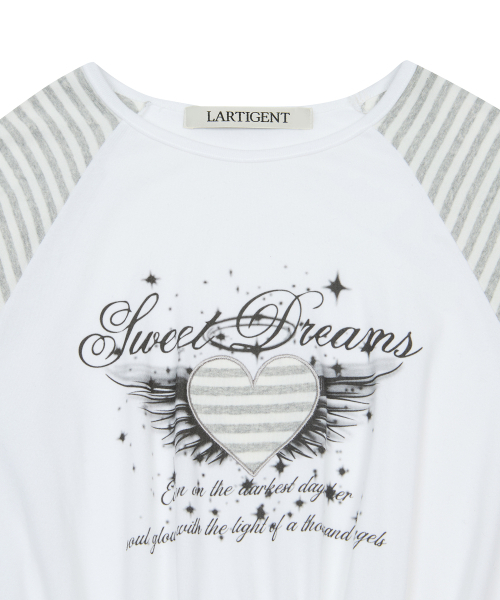 LARTIGENT（ラーティゼン）の「L19 ANGEL FRILL T-SHIRT(GRAY)（Tシャツ/カットソー・レディース・その他・FREE）」の3枚目の写真