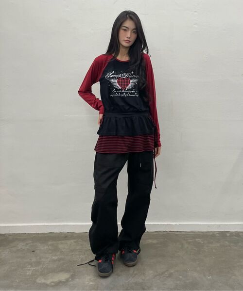 LARTIGENT（ラーティゼン）の「L19 ANGEL FRILL T-SHIRT(GRAY)（Tシャツ/カットソー・レディース・その他・FREE）」の9枚目の写真
