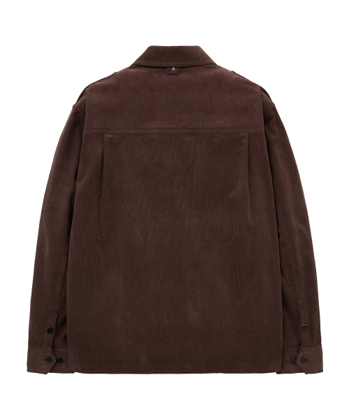 UNGIMMICK(アンジミック)の「EPAULETTE CORDUROY SHIRT JACKET (BURGUNDY)(デニムジャケット・メンズ・その他・MEDIUM/LARGE/X-LARGE)」の2枚目の写真