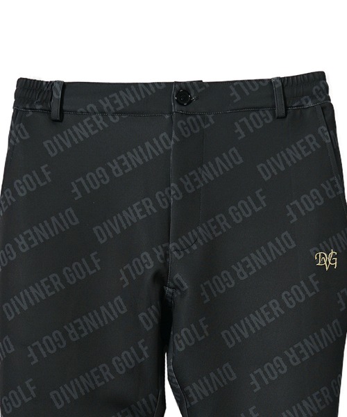 DIVINER GOLF（ディバイナー ゴルフ）の「【DIVINER GOLF】ポンチ総柄ロゴスタンドジャケットセットアップ メンズ ゴルフウェア 上下セット ジャージ ストレッチ 春服 冬服（セットアップ・メンズ・ブラック・XXL/XL/L/M）」の18枚目の写真
