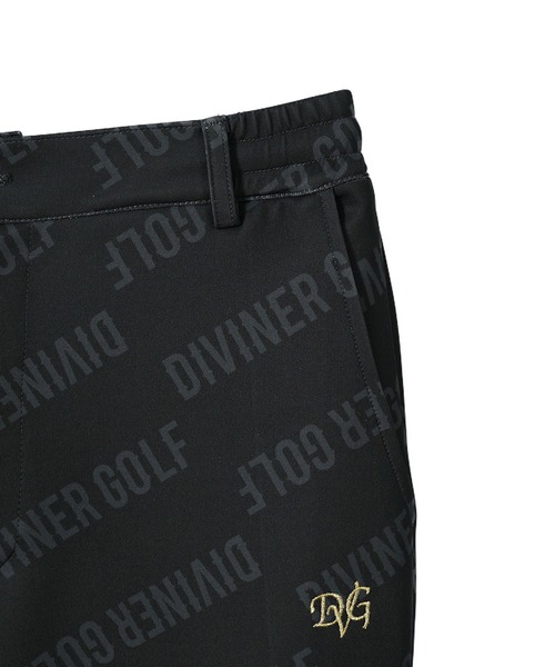 DIVINER GOLF（ディバイナー ゴルフ）の「【DIVINER GOLF】ポンチ総柄ロゴスタンドジャケットセットアップ メンズ ゴルフウェア 上下セット ジャージ ストレッチ 春服 冬服（セットアップ・メンズ・ブラック・XXL/XL/L/M）」の19枚目の写真