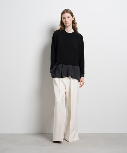 LANVIN en Bleu（ランバンオンブルー）の「トリアセテートコンビブラウス（シャツ/ブラウス・レディース・ネイビー/ブラック/オフホワイト・38）」の22枚目の写真