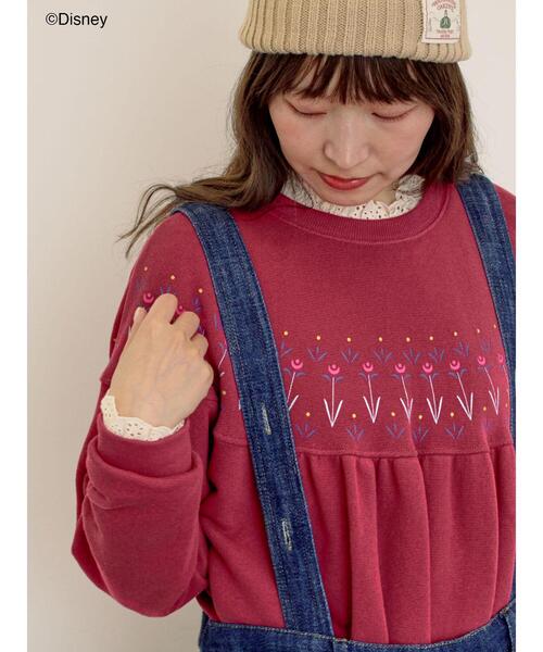 Samansa Mos2（サマンサ モスモス）の「【Disney】アナと雪の女王/柄プリントスウェット（Tシャツ/カットソー・レディース・ブルー/ピンク・F）」の11枚目の写真
