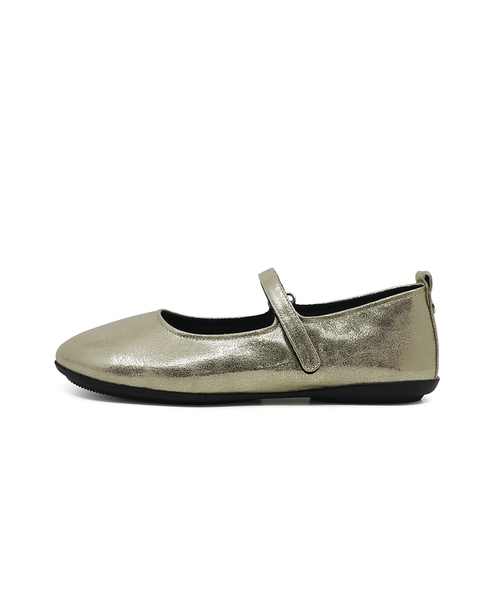 FOGGY MOODY(ポギムディ)の「Easy 0006. Nylon and Metallic Mary-Jane - 5colors(バレエシューズ・レディース・ブラック/ネイビー/グレー/シルバー/ゴールド・25cm/22.5cm/23cm/23.5cm/24cm/24.5cm)」の5枚目の写真