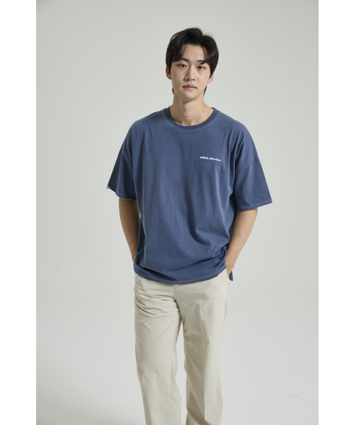 SELFISHAFFECTION(セルフィッシュ アフェクション)の「Distressed Figment Washed T-Shirt (Navy)(Tシャツ/カットソー・メンズ・その他・LARGE)」の3枚目の写真