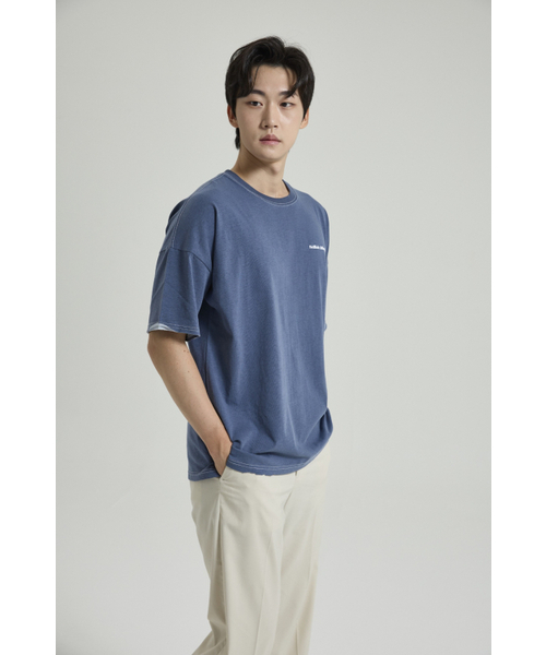 SELFISHAFFECTION(セルフィッシュ アフェクション)の「Distressed Figment Washed T-Shirt (Navy)(Tシャツ/カットソー・メンズ・その他・LARGE)」の6枚目の写真