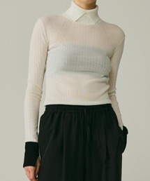 CINOH | TURTLE NECK TIGHT KNIT(ニット/セーター)