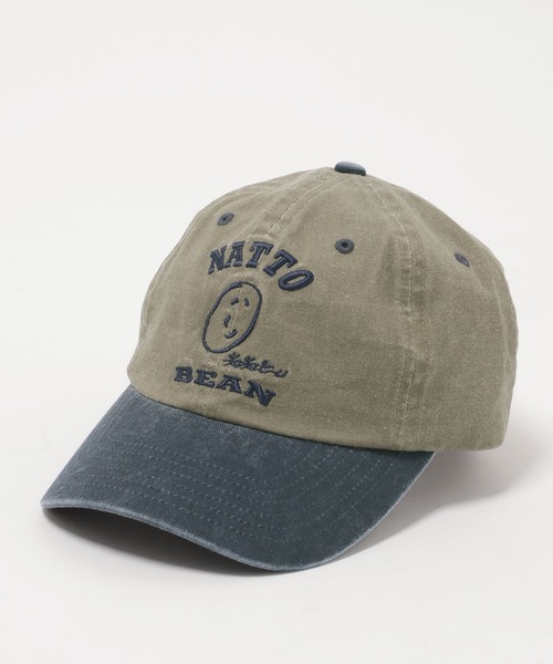niko and...（ニコアンド）の「【にっぽんのASAGOHAN】ネバネバビーンコラボキャップ（キャップ・レディース・カーキ/ボルドー・0）」の6枚目の写真