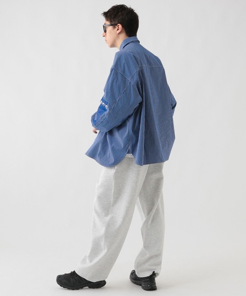 GEORGE'S（ジョージズ）の「エルボーパッチチェツクシャツ（シャツ/ブラウス・メンズ・ブルー/ブラック・MEDIUM/LARGE）」の4枚目の写真