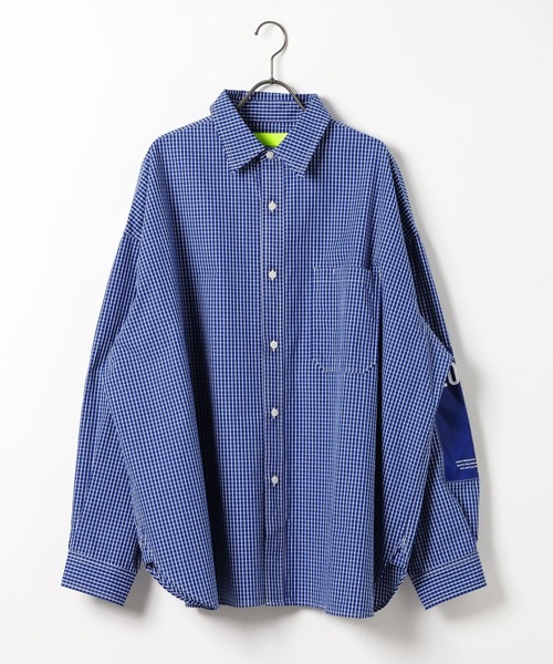 GEORGE'S（ジョージズ）の「エルボーパッチチェツクシャツ（シャツ/ブラウス・メンズ・ブルー/ブラック・MEDIUM/LARGE）」の17枚目の写真