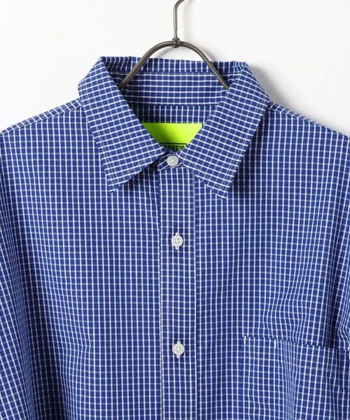 GEORGE'S（ジョージズ）の「エルボーパッチチェツクシャツ（シャツ/ブラウス・メンズ・ブルー/ブラック・MEDIUM/LARGE）」の19枚目の写真