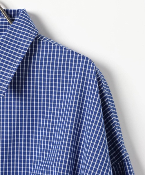 GEORGE'S（ジョージズ）の「エルボーパッチチェツクシャツ（シャツ/ブラウス・メンズ・ブルー/ブラック・MEDIUM/LARGE）」の20枚目の写真