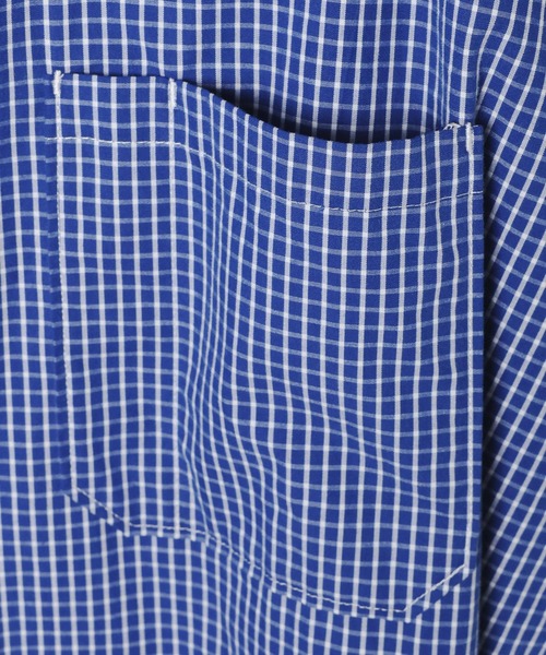 GEORGE'S（ジョージズ）の「エルボーパッチチェツクシャツ（シャツ/ブラウス・メンズ・ブルー/ブラック・MEDIUM/LARGE）」の21枚目の写真