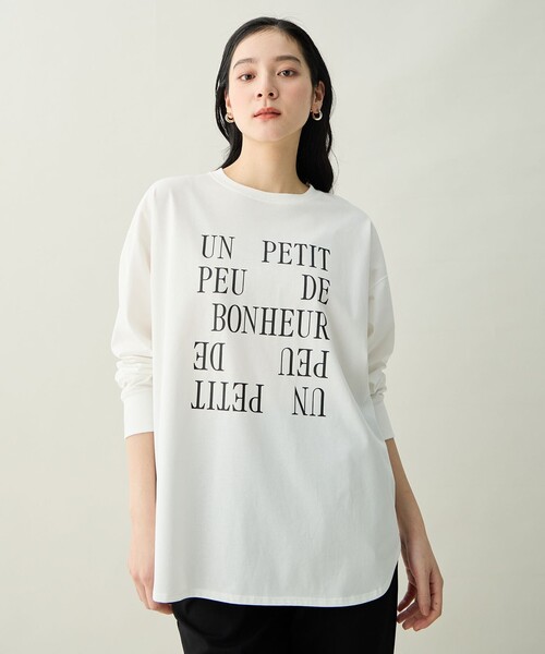 ANY(エニィ)の「アソートロゴルーズTシャツ(Tシャツ/カットソー・レディース・ピンク系/ホワイト系1/ホワイト系/グレー系1・X-LARGE)」の5枚目の写真