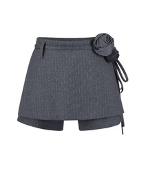 andwangスカート AND Garter mini skirt (white)