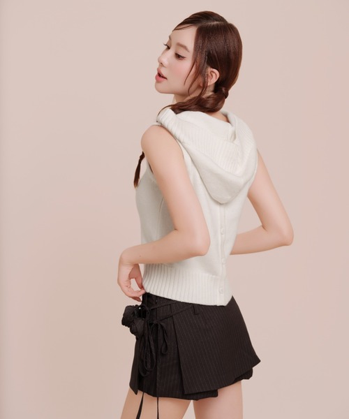 silent(and)（サイレントアンド）の「Rose Waltz Pants Skirt（スカート・レディース・チャコールグレー/グレー・MEDIUM/SMALL）」の21枚目の写真