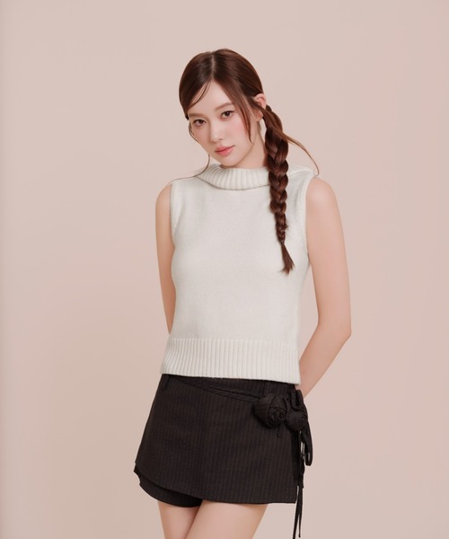 silent(and)（サイレントアンド）の「Rose Waltz Pants Skirt（スカート・レディース・チャコールグレー/グレー・MEDIUM/SMALL）」の20枚目の写真