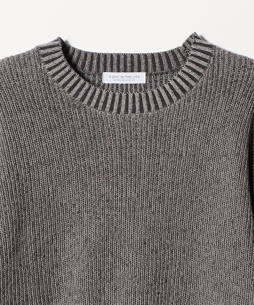 A DAY IN THE LIFE UNITED ARROWS（アデイインザライフユナイテッドアローズ）の「コットン フェードライク アゼニット ‐ウォッシャブル‐＜A DAY IN THE LIFE＞（ニット/セーター・レディース・ダークグレー/オレンジ/ライラック・FREE）」の12枚目の写真