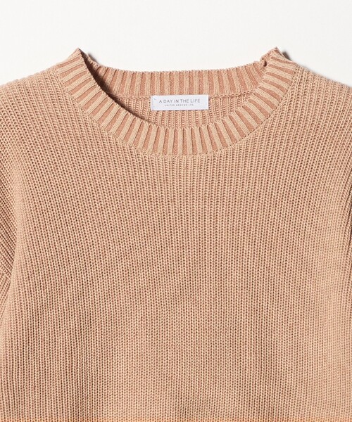 A DAY IN THE LIFE UNITED ARROWS（アデイインザライフユナイテッドアローズ）の「コットン フェードライク アゼニット ‐ウォッシャブル‐＜A DAY IN THE LIFE＞（ニット/セーター・レディース・ダークグレー/オレンジ/ライラック・FREE）」の15枚目の写真