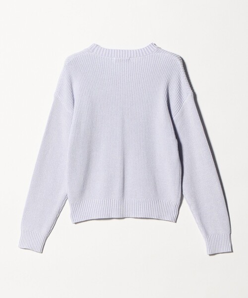 A DAY IN THE LIFE UNITED ARROWS（アデイインザライフユナイテッドアローズ）の「コットン フェードライク アゼニット ‐ウォッシャブル‐＜A DAY IN THE LIFE＞（ニット/セーター・レディース・ダークグレー/オレンジ/ライラック・FREE）」の19枚目の写真