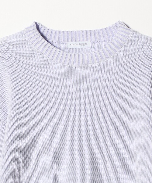 A DAY IN THE LIFE UNITED ARROWS（アデイインザライフユナイテッドアローズ）の「コットン フェードライク アゼニット ‐ウォッシャブル‐＜A DAY IN THE LIFE＞（ニット/セーター・レディース・ダークグレー/オレンジ/ライラック・FREE）」の20枚目の写真