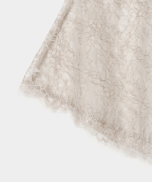 tanakadaisuke(タナカダイスケ)の「【tanakadaisuke/タナカダイスケ】flower lace velvet ribbon cape/フラワーレースベロアリボンケープ/オケージョン/ボレロ(カーディガン/ボレロ・レディース・ブラック/グレー・FREE)」の13枚目の写真