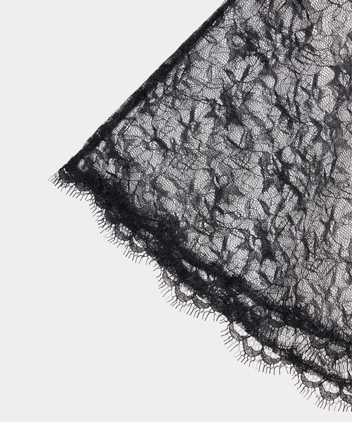 tanakadaisuke(タナカダイスケ)の「【tanakadaisuke/タナカダイスケ】flower lace velvet ribbon cape/フラワーレースベロアリボンケープ/オケージョン/ボレロ(カーディガン/ボレロ・レディース・ブラック/グレー・FREE)」の8枚目の写真