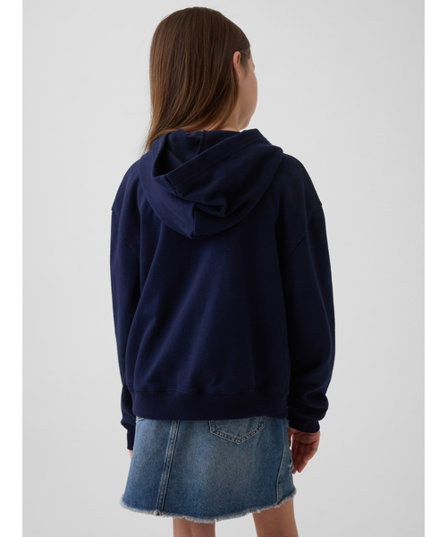 GAP(ギャップ)の「リラックスフィット GAPロゴ ジップアップパーカー (キッズ)(パーカー・キッズ・ネイビー/ピンク・160cm/130cm/120cm/110cm/140cm/150cm)」の6枚目の写真