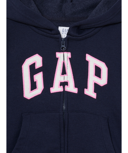 GAP(ギャップ)の「リラックスフィット GAPロゴ ジップアップパーカー (キッズ)(パーカー・キッズ・ネイビー/ピンク・160cm/130cm/120cm/110cm/140cm/150cm)」の7枚目の写真