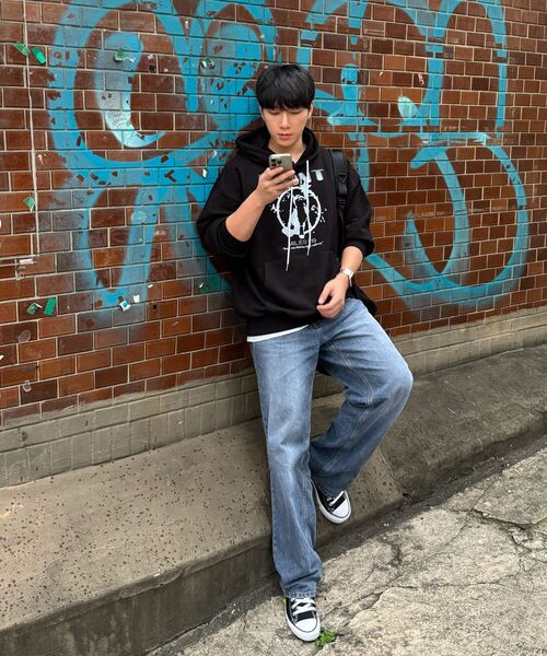 THE MILE（ザマイル）の「キャットスタカウントスウェットフードNAVY（パーカー・メンズ・その他・S/M/L/XL）」の18枚目の写真