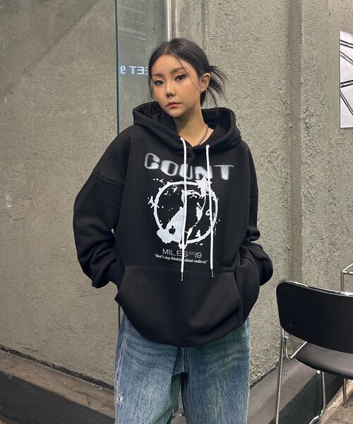 THE MILE（ザマイル）の「キャットスタカウントスウェットフードNAVY（パーカー・メンズ・その他・S/M/L/XL）」の19枚目の写真