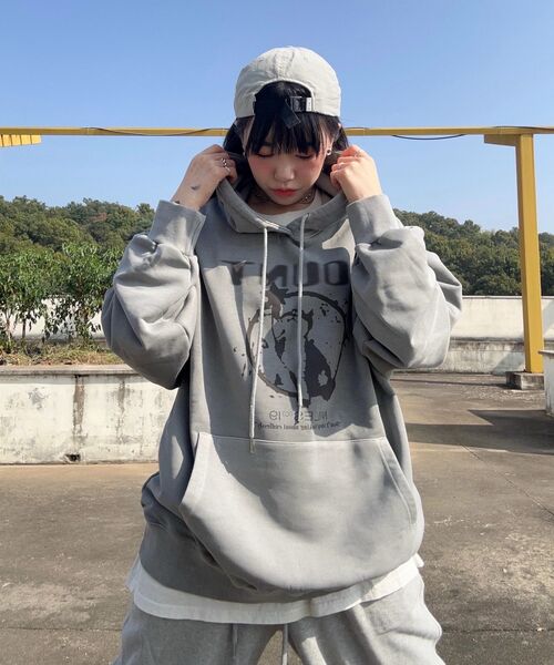 THE MILE（ザマイル）の「キャットスタカウントスウェットフードNAVY（パーカー・メンズ・その他・S/M/L/XL）」の7枚目の写真